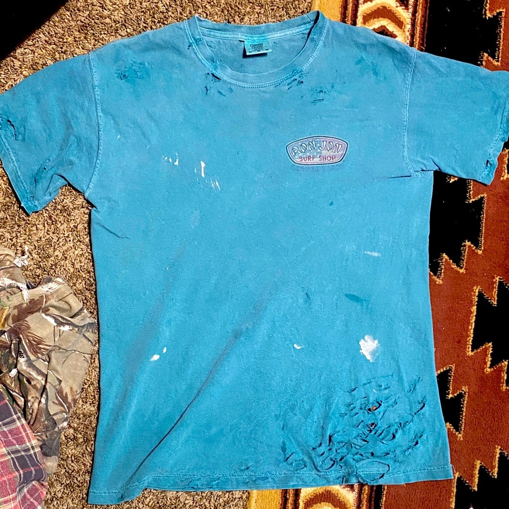 Custom distressed shirt by yours truly